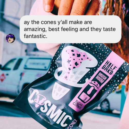 HALF BAK’D DELTA-9 MUSHROOM COSMIC CONEZ 2CT/5PK